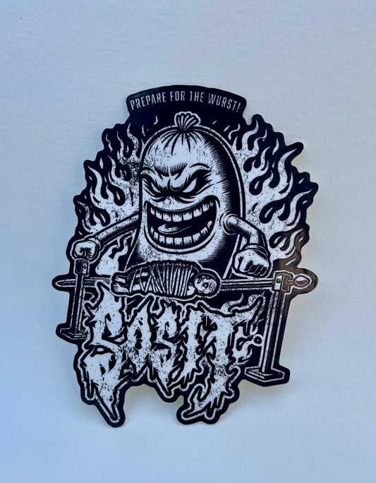 Prepare for the Würst Sticker
