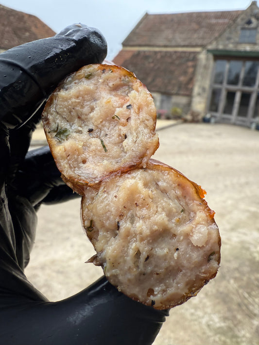 Pork Parmesan and Oregano Sausages