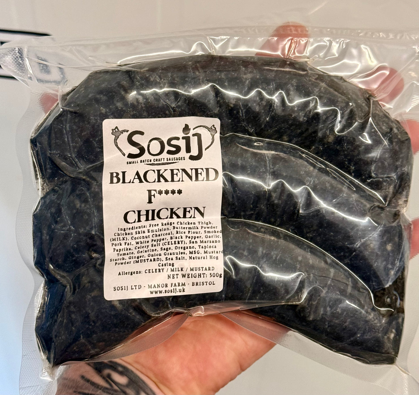 Blackened F**** Chicken Sausages