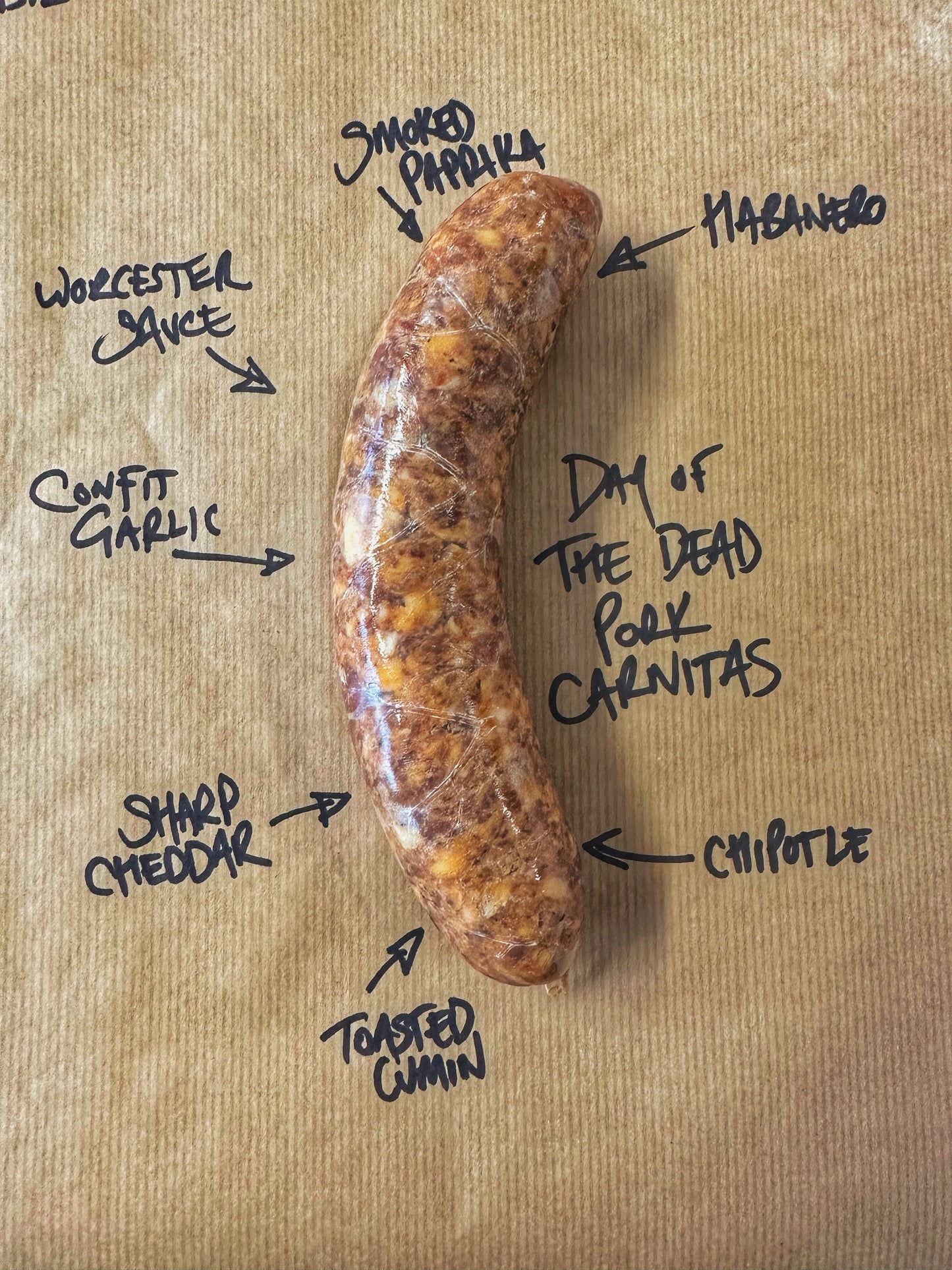 The Day of the Dead Pork Carnitas Sausage (Pack of 4)