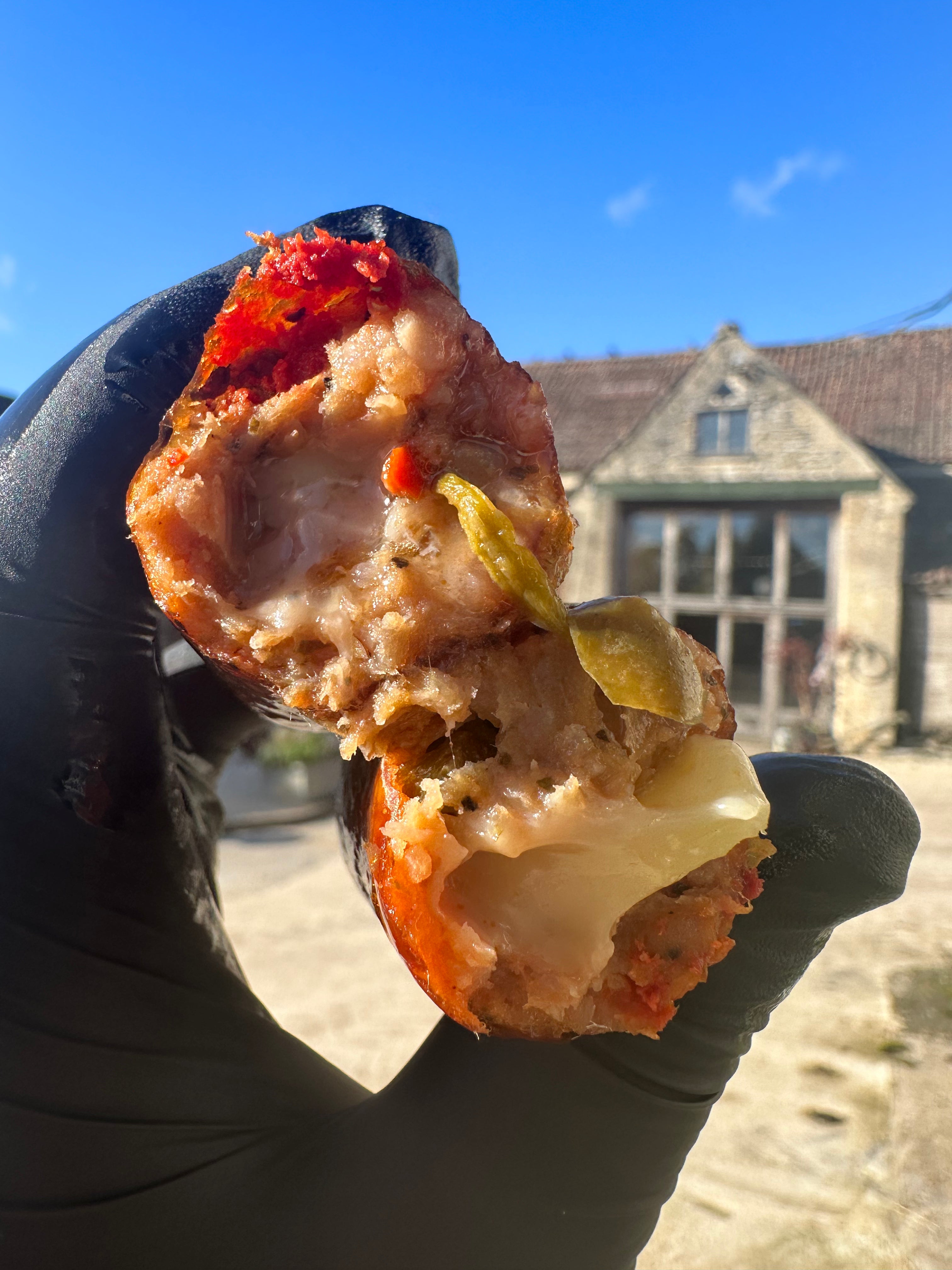 Spicy Hawaiian Pizza Sausage Sosij