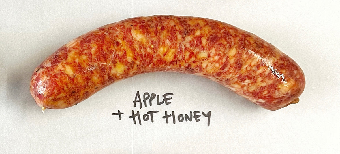 Apple and Hot Honey Sausages