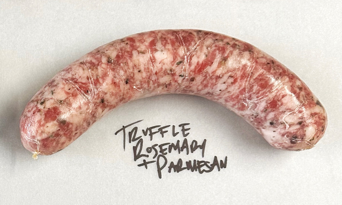 Truffle, Rosemary & Parmesan Sausages
