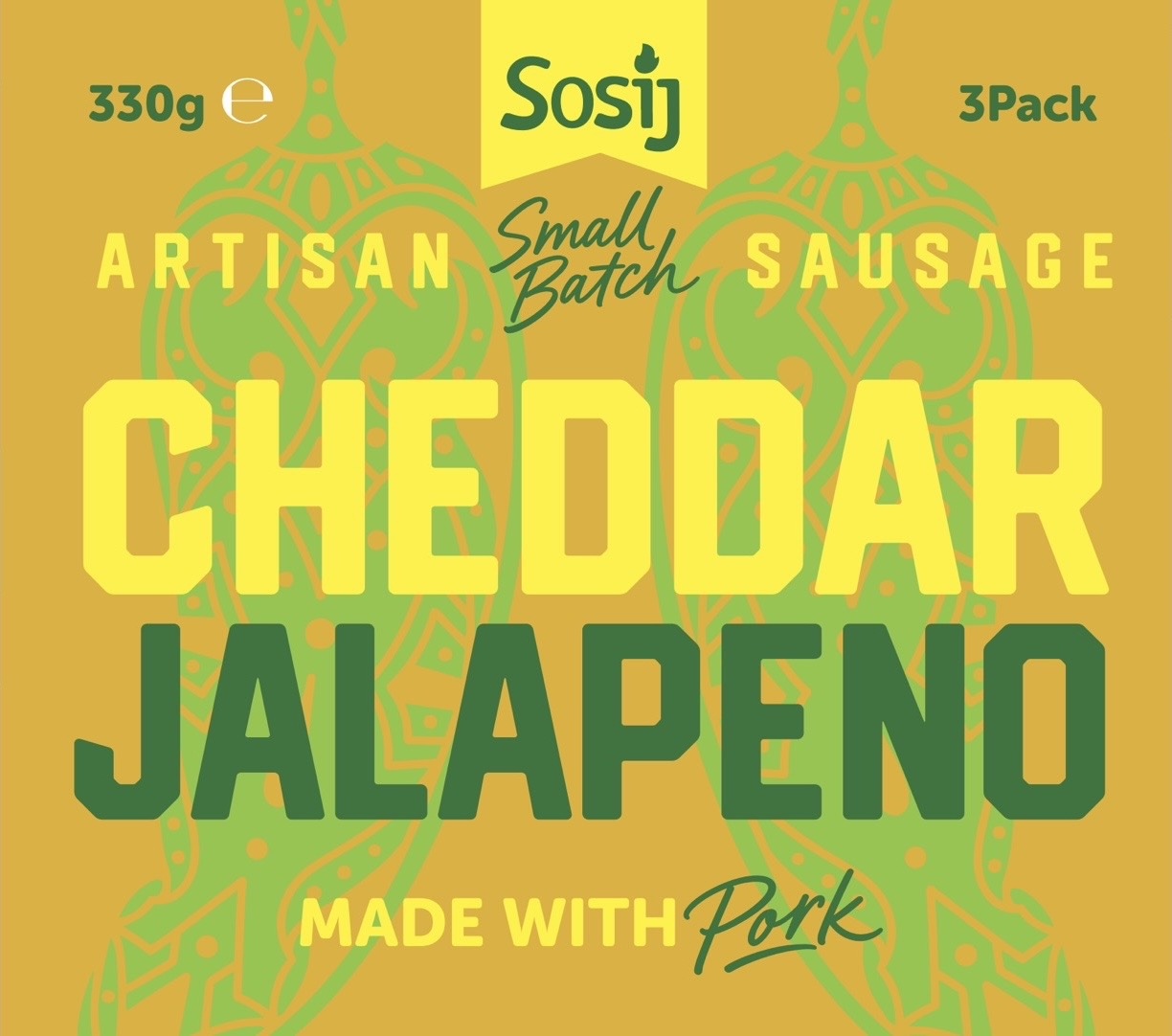 CHEDDAR & JALAPEÑO SAUSAGE