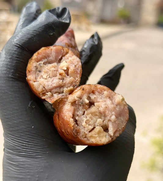 Apple, Sage + Sourdough Sausages