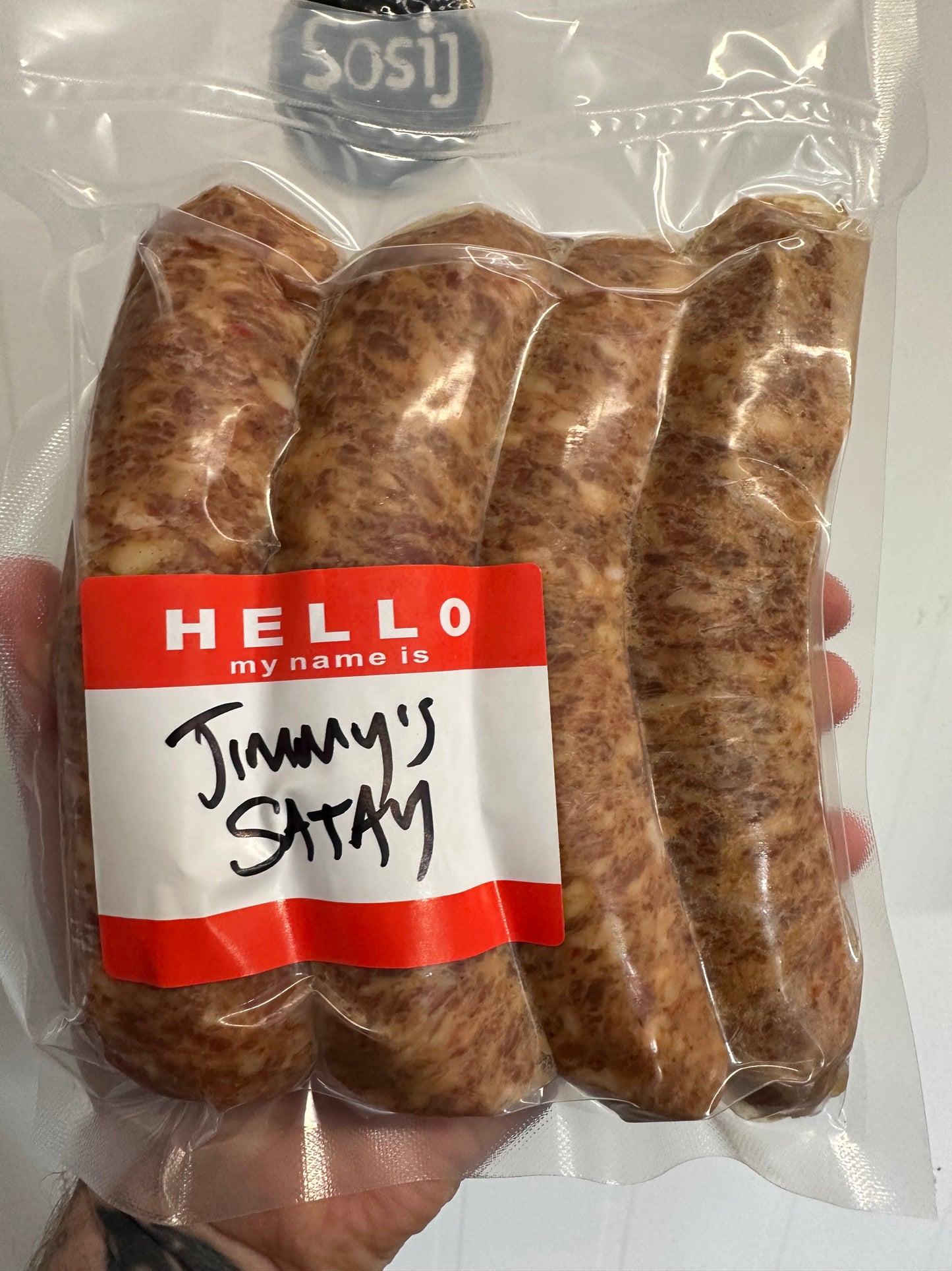 Jimmy’s Satay Pork Sausages (Pack of 4)