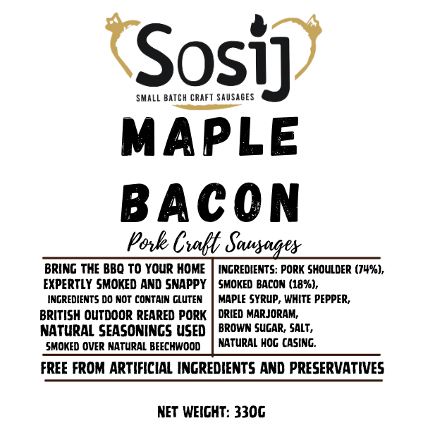 MAPLE BACON SAUSAGE