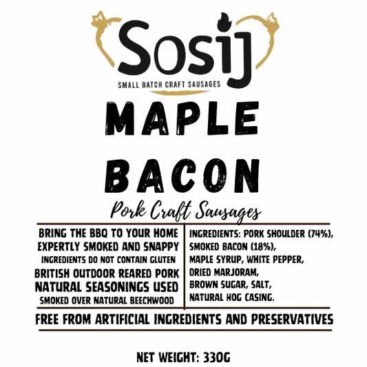 MAPLE BACON SAUSAGE