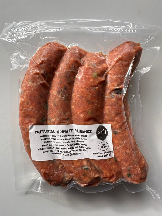Puttanesca Hoggett Sausages