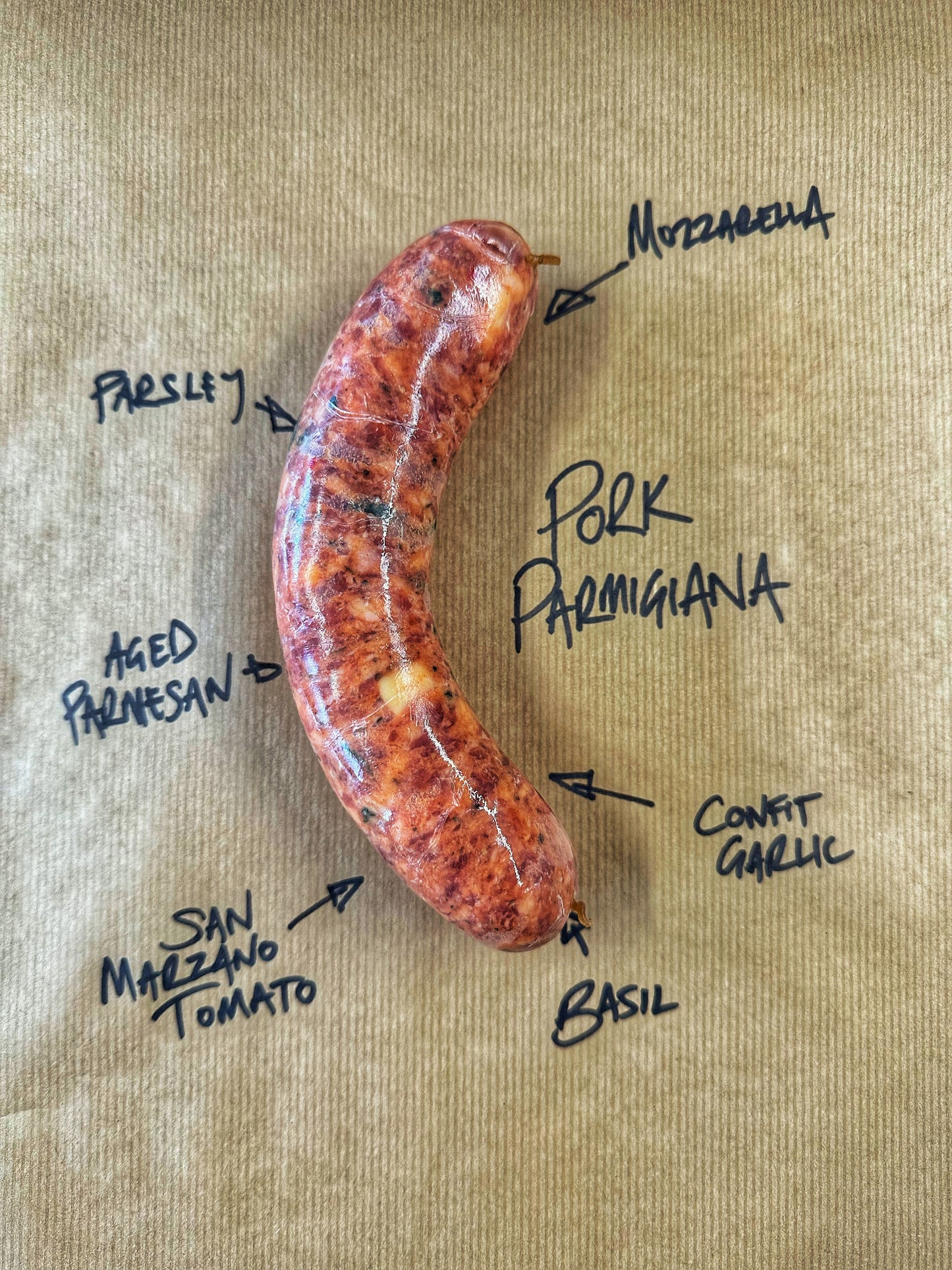 Pork Parmegiano Sausages (Pack of 4)