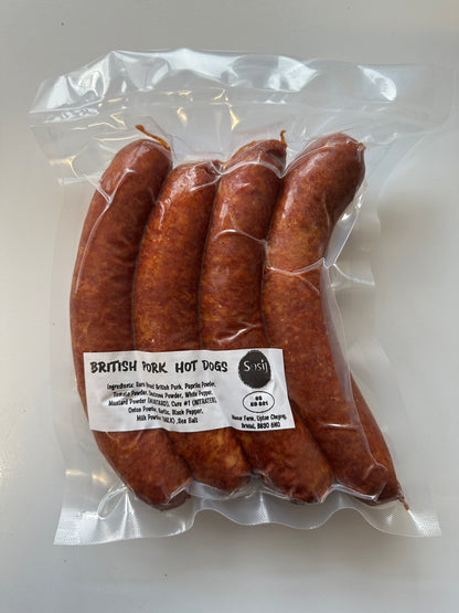 Smoked Rare Breed Pork Hot Dogs