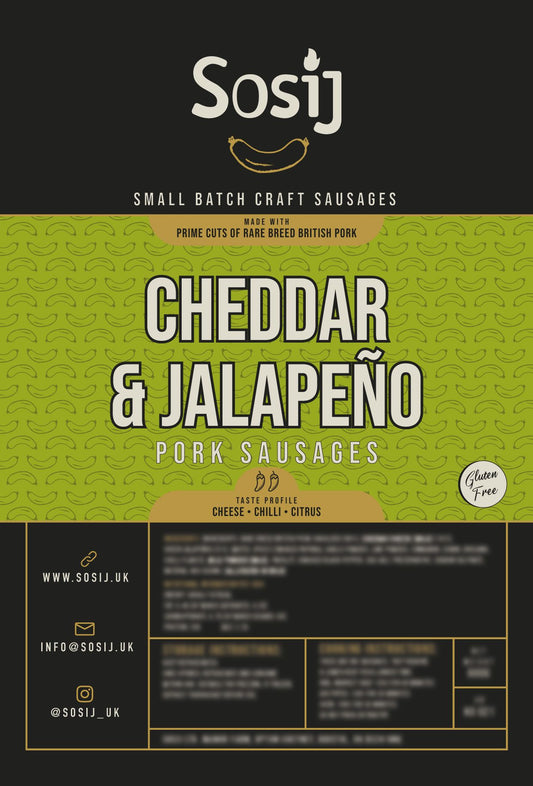 Cheddar and Jalapeno Sausages