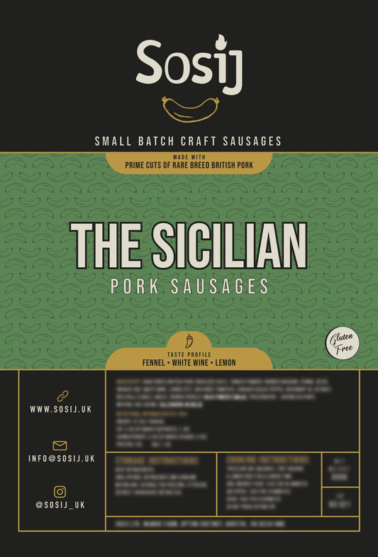 The Sicilian Sausages (Pack of 4)