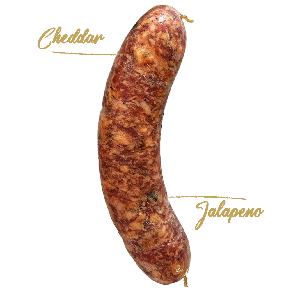 Cheddar and Jalapeno Sausages