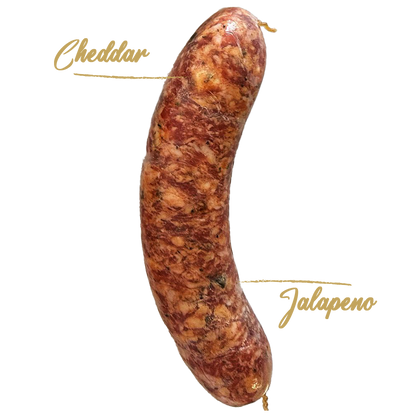 Cheddar and Jalapeno Sausages